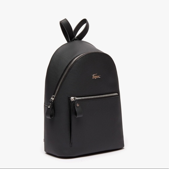 Lacoste Coated piqué canvas Backpack - Picture 2 of 7